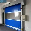 Blue Electric Operate Warehouse Fast Rolling PVC Door